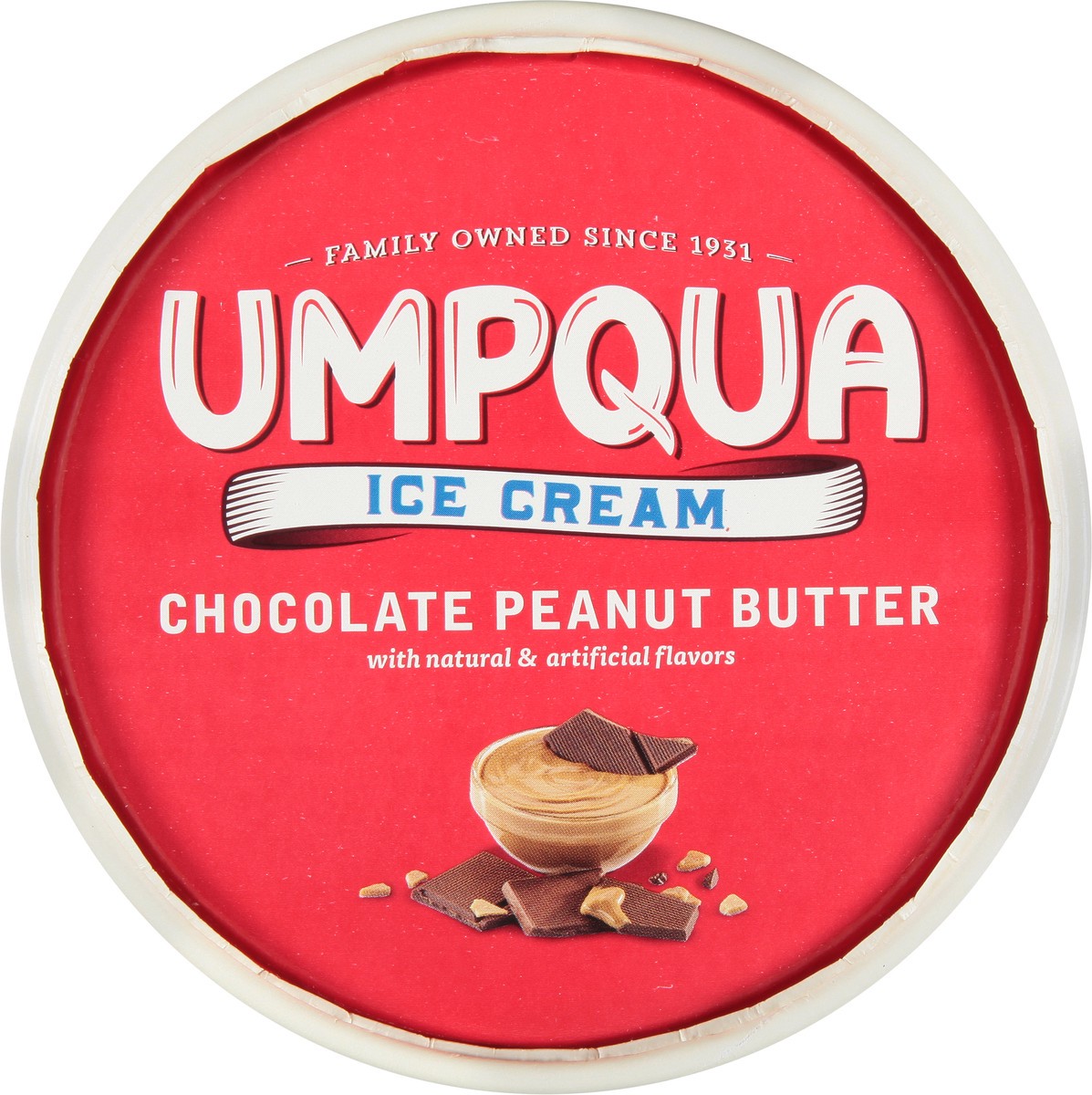 slide 2 of 9, Umpqua Chocolate Peanut Butter Ice Cream 1.5 qt, 1.5 qt