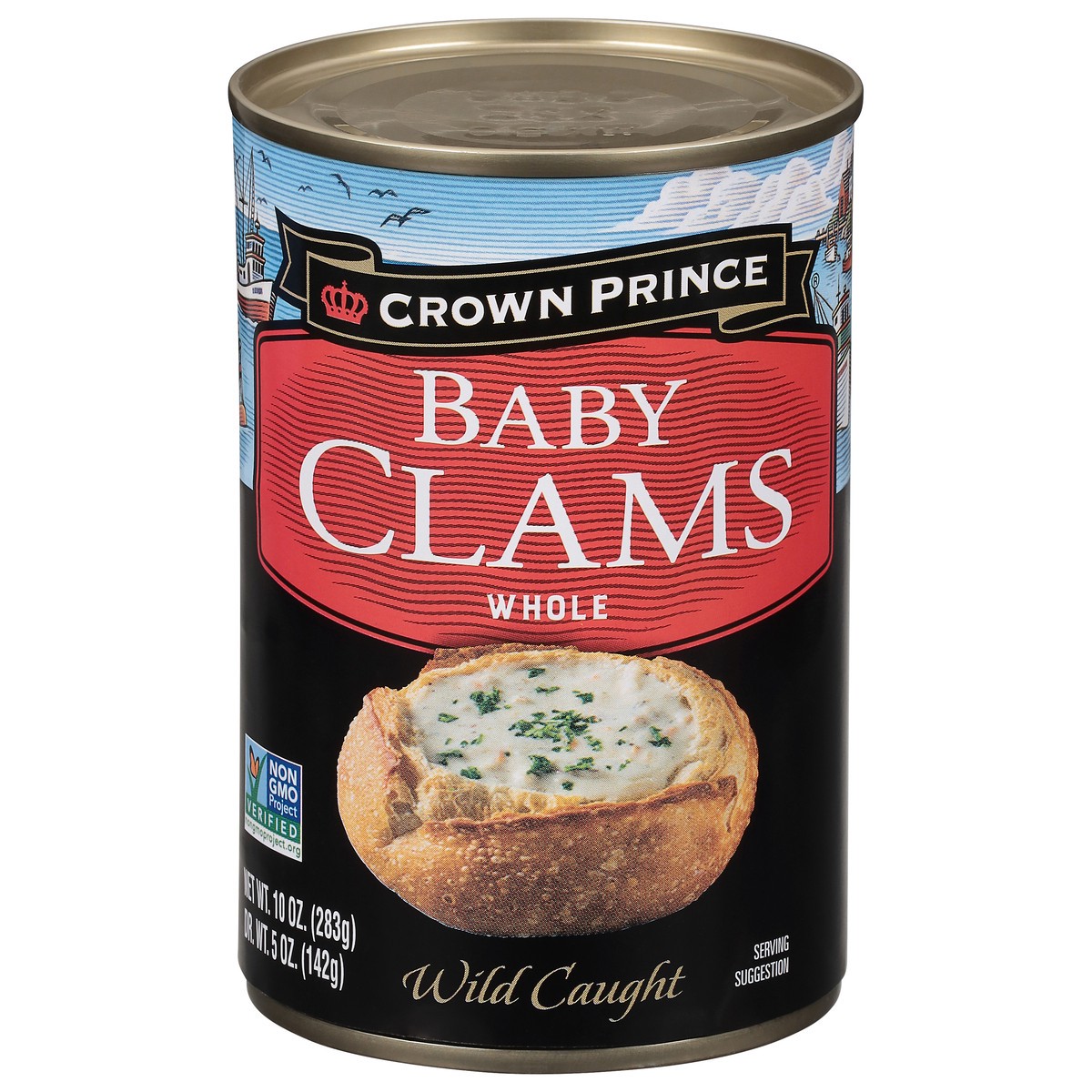 slide 1 of 9, Crown Prince Whole Baby Clams 10 oz, 10 oz