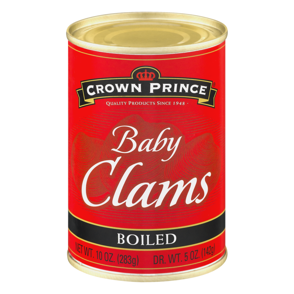 slide 1 of 1, Crown Prince Baby Clams, 10 oz