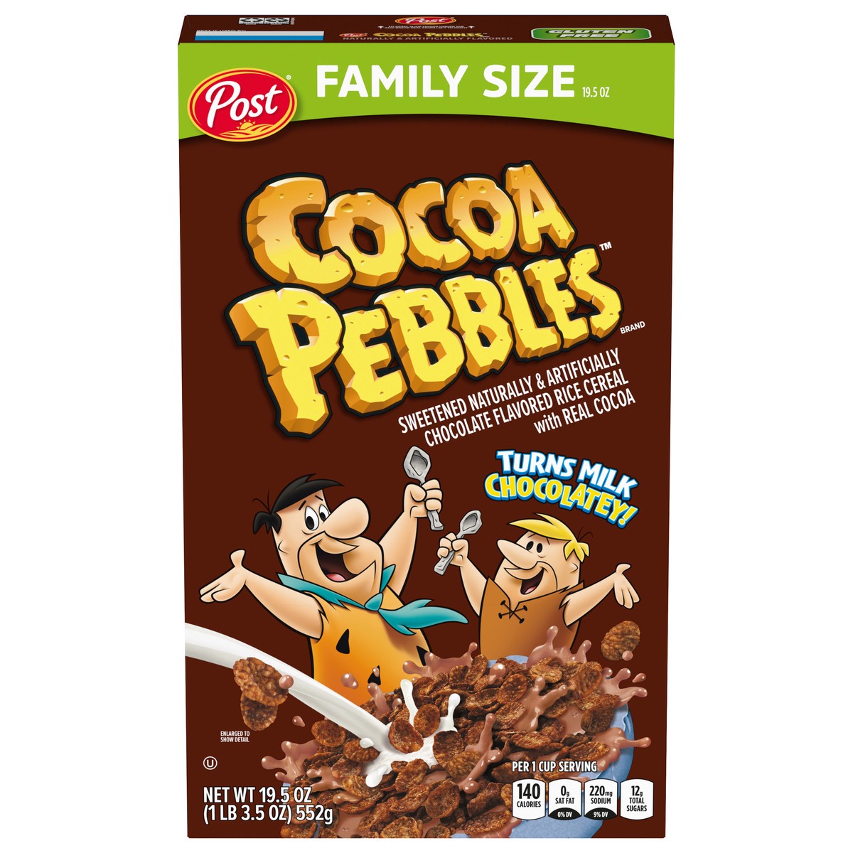 slide 1 of 9, 1/19.5 Post Cocoa Pebbles, 19.5 oz