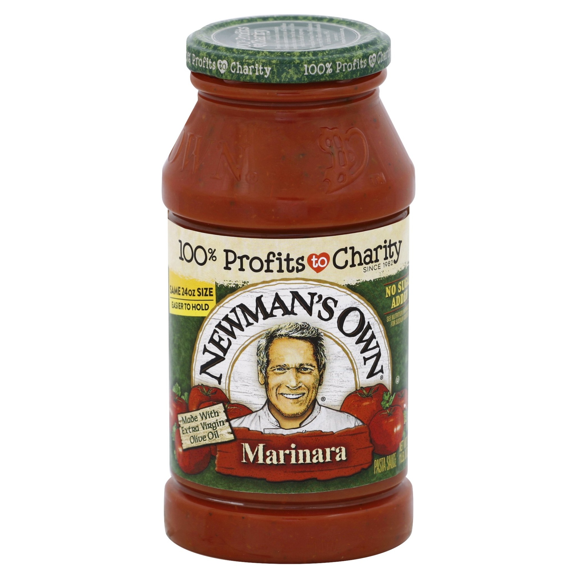 slide 1 of 4, Newman's Own Marinara Pasta Sauce, 24 oz