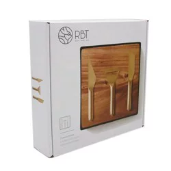 Rbt Gold Cheese Knives Box Set