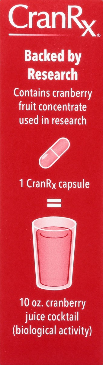 slide 3 of 9, Nature's Way CranRx Capsules Urinary Health 500 mg Bioactive Cranberry 30 ea, 30 ct