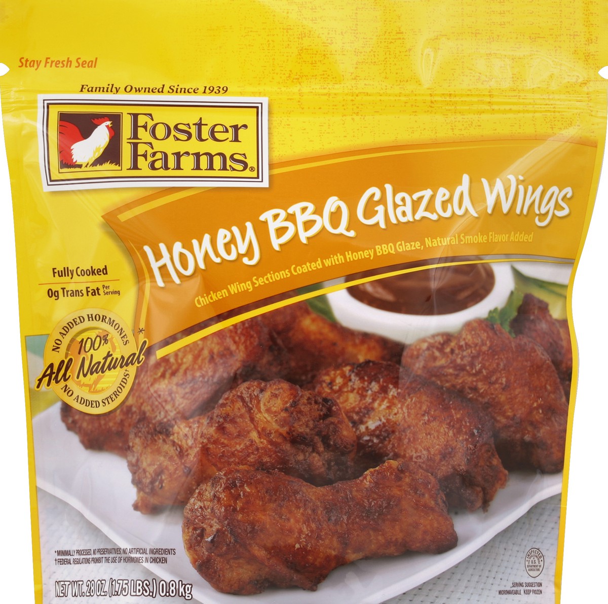 slide 2 of 3, Foster Farms Wings 28 oz, 28 oz