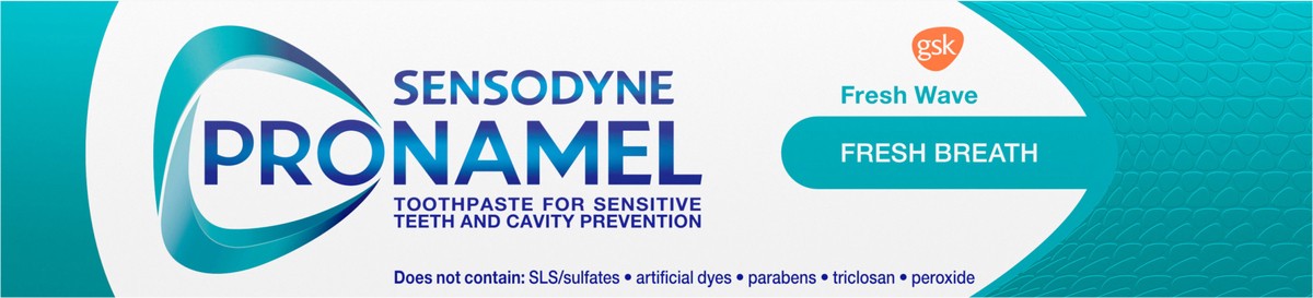 slide 6 of 9, Sensodyne Pronamel Fresh Breath Enamel Toothpaste for Sensitive Teeth, Fresh Wave - 2.7 Ounces, 2.7 oz