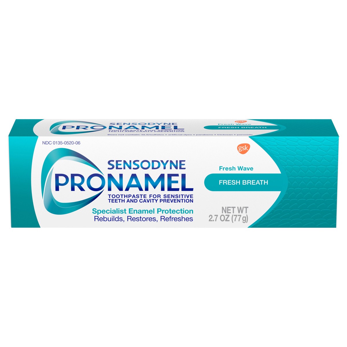 slide 1 of 9, Sensodyne Pronamel Fresh Breath Enamel Toothpaste for Sensitive Teeth, Fresh Wave - 2.7 Ounces, 2.7 oz