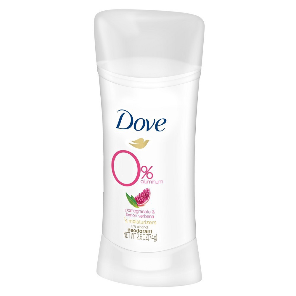 slide 43 of 85, Dove 0% Aluminum Pomegranate & Lemon Verbena Deodorant, 2.6 oz