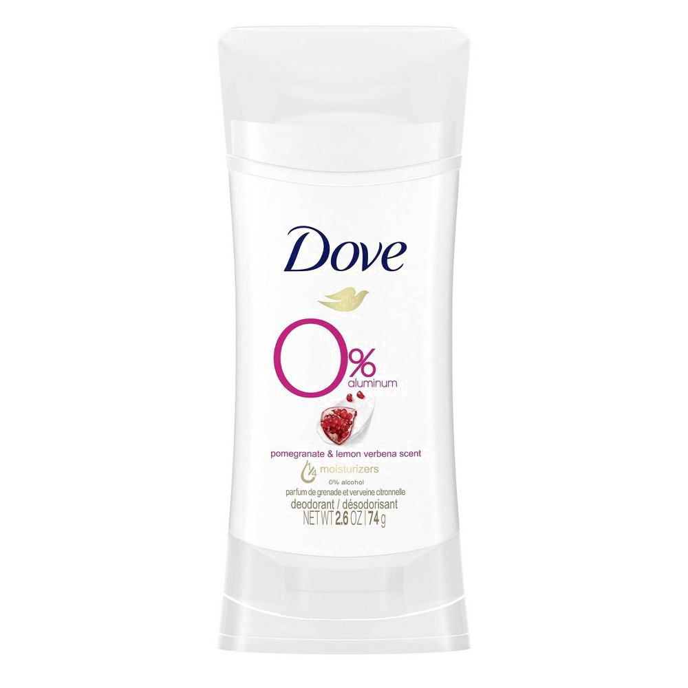 slide 52 of 85, Dove 0% Aluminum Pomegranate & Lemon Verbena Deodorant, 2.6 oz