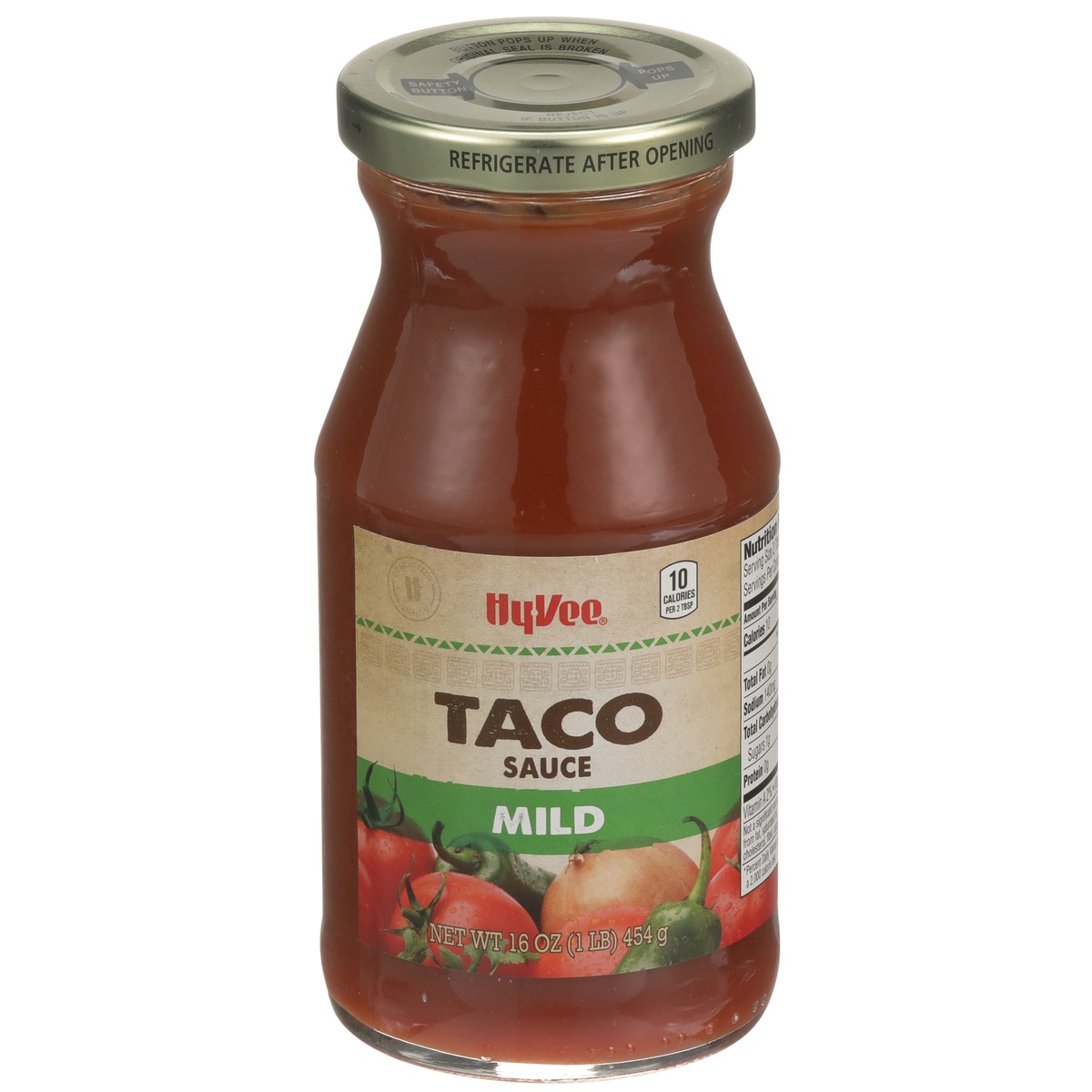 slide 1 of 1, Hy-vee Mild Taco Sauce, 16 oz