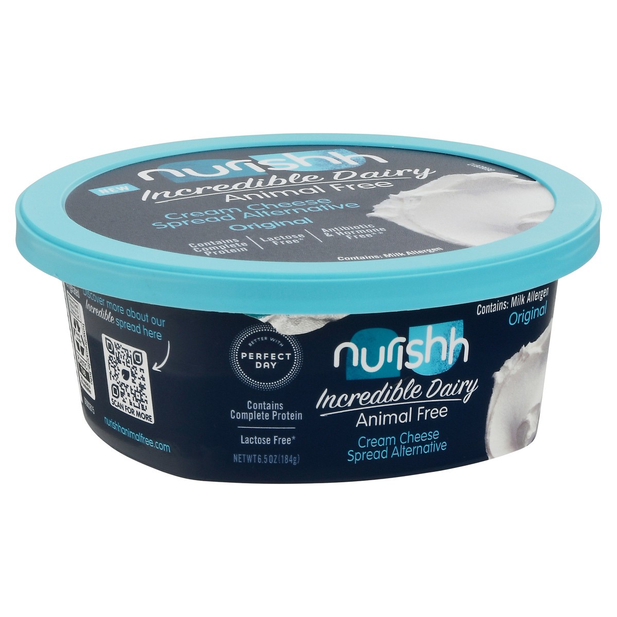 slide 2 of 9, Nurishh Animal Free Original Cream Cheese Spread Alternative 6.5 oz, 6.5 oz