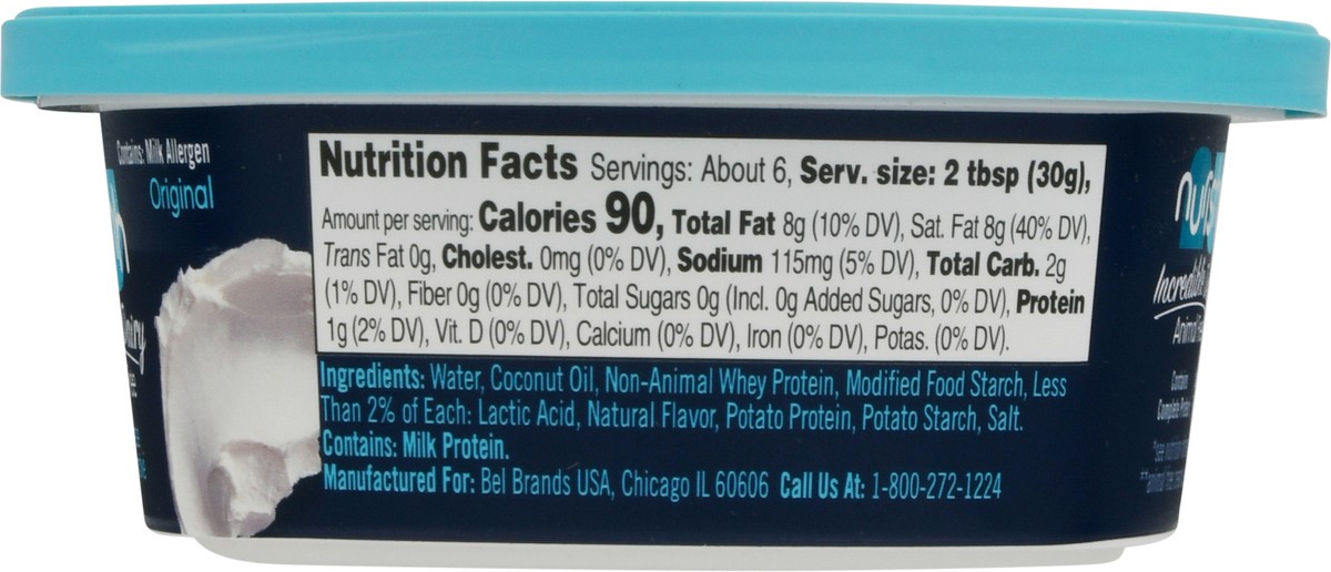 slide 8 of 9, Nurishh Animal Free Original Cream Cheese Spread Alternative 6.5 oz, 6.5 oz