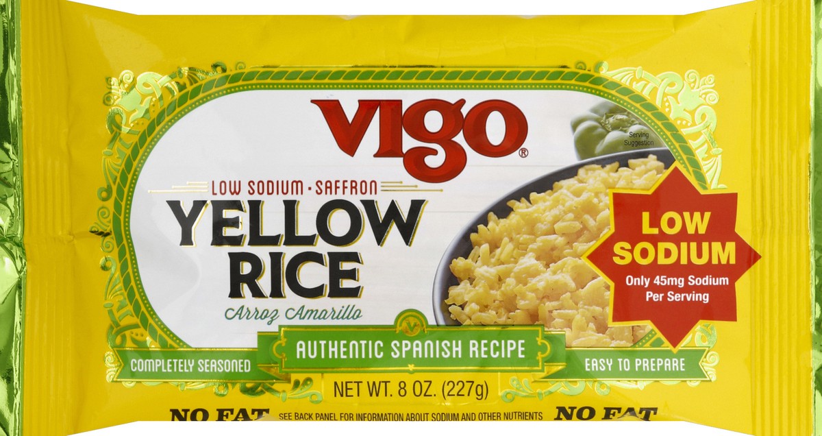 slide 4 of 5, Vigo Yellow Rice, Low Sodium, 8 oz