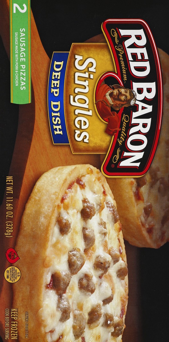 slide 2 of 5, Red Baron Pizzas 2 ea, 2 ct