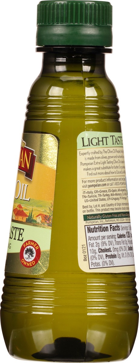 slide 6 of 11, Pompeian Extra Lite Olive Oil, 8 oz