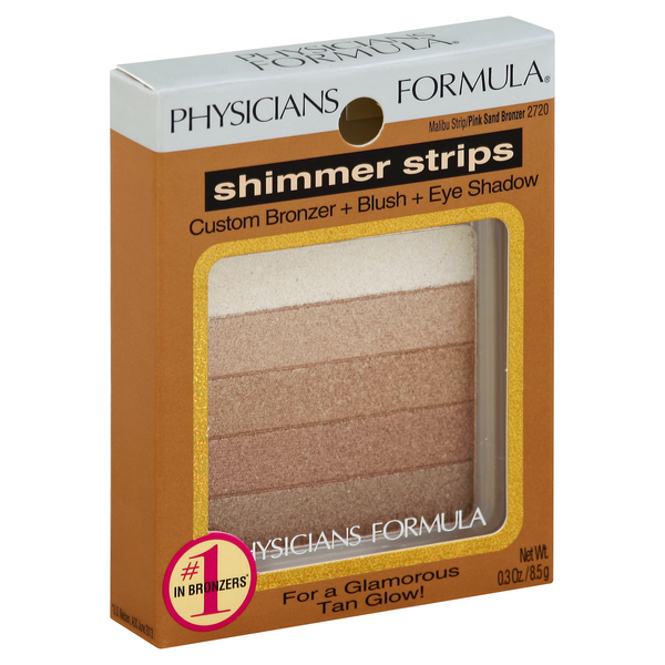 slide 1 of 1, Physicians Formula - Custom Bronzer, Blush & Eye Shadow, Malibu Strip/Pink Sand Bronzer 2720, 0.3 oz; 8.5 gram