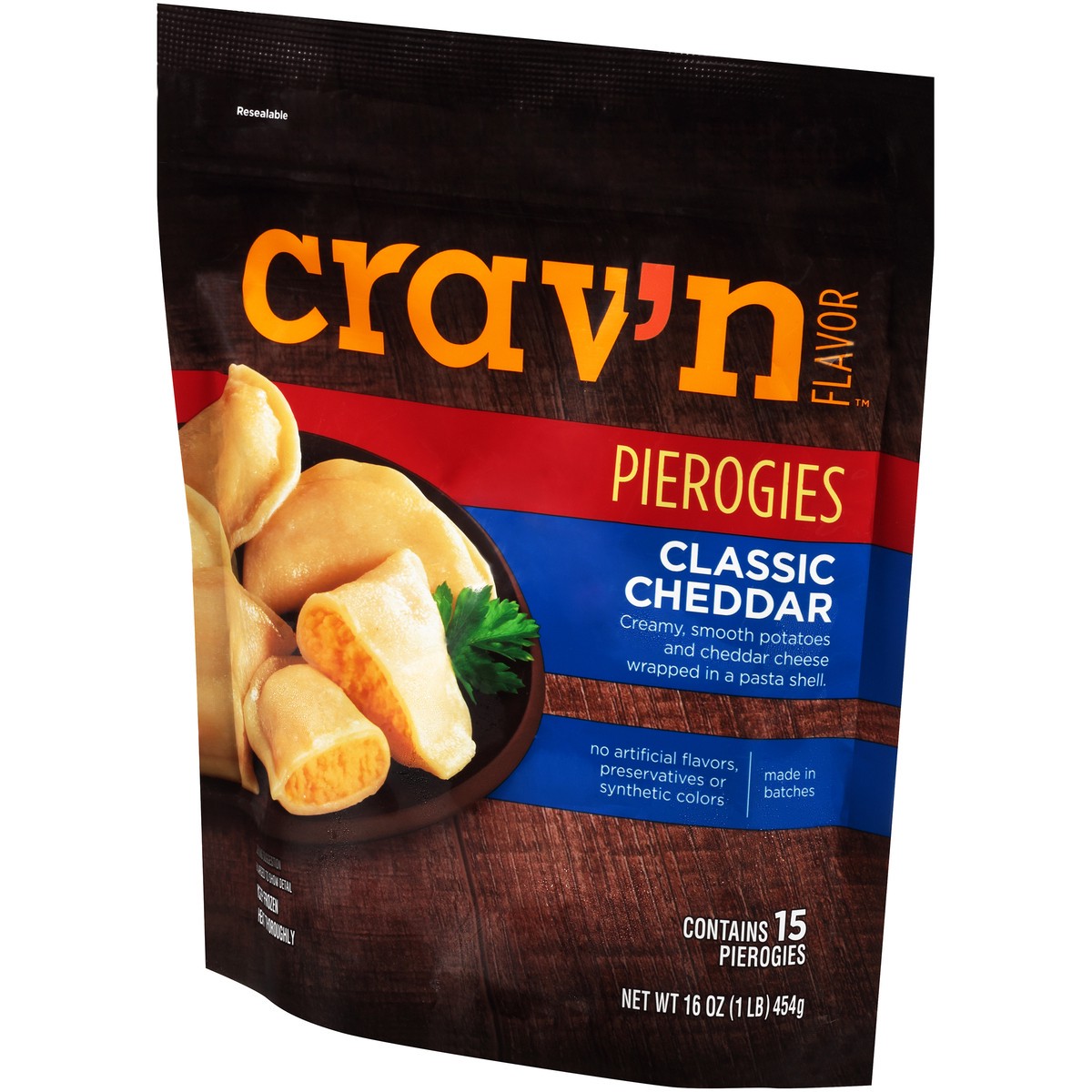 slide 9 of 9, Crav'n Flavor Classic Cheddar Pierogies, 16 oz