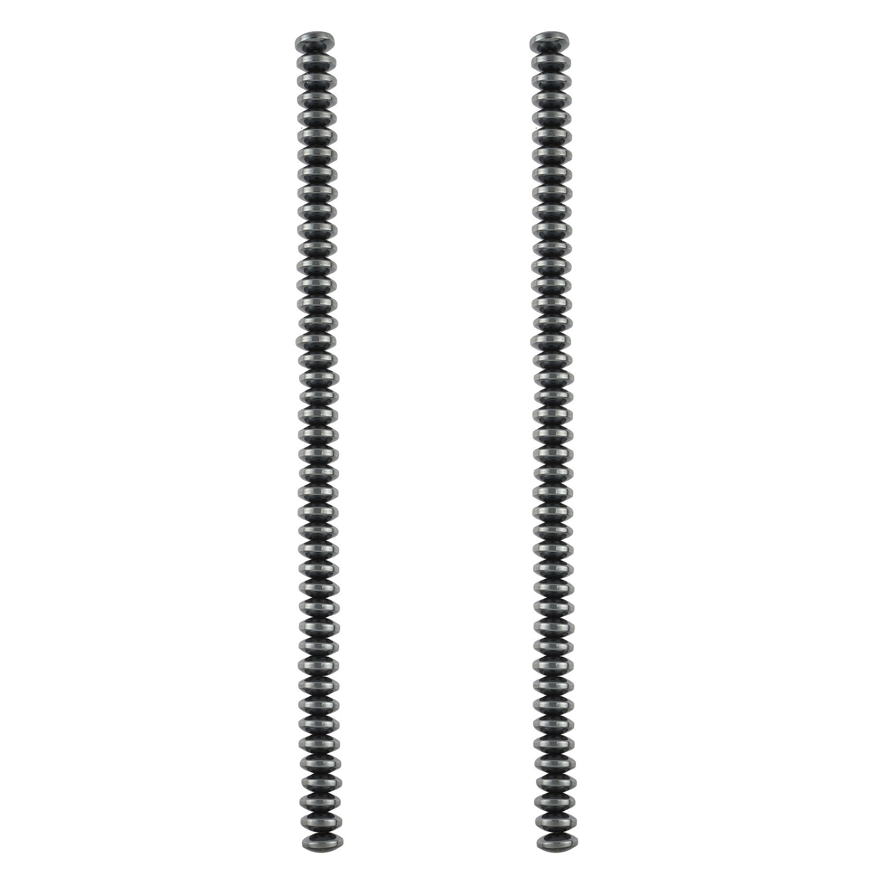 slide 2 of 3, Black Hematite Rondelle Beads, 6mm By Bead Landing, 6 mm