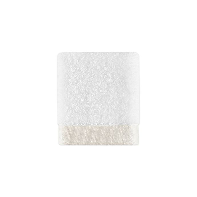 slide 1 of 1, J. Queen New York Lenore Washcloth - Ivory, 1 ct