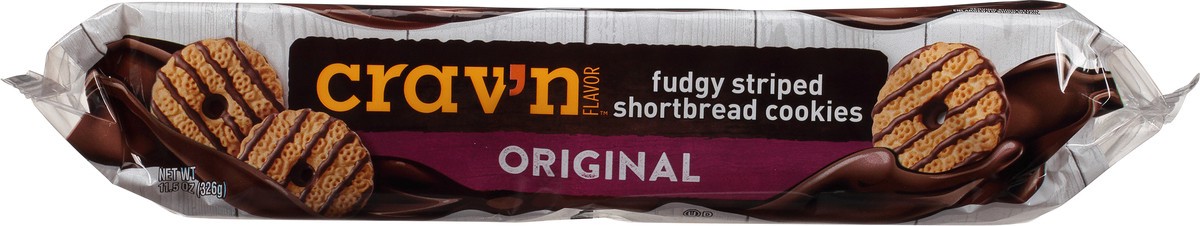 slide 14 of 17, Crav'n Flavor Fudgy Striped Shortbread Cookies - 11.5 oz, 11.5 oz