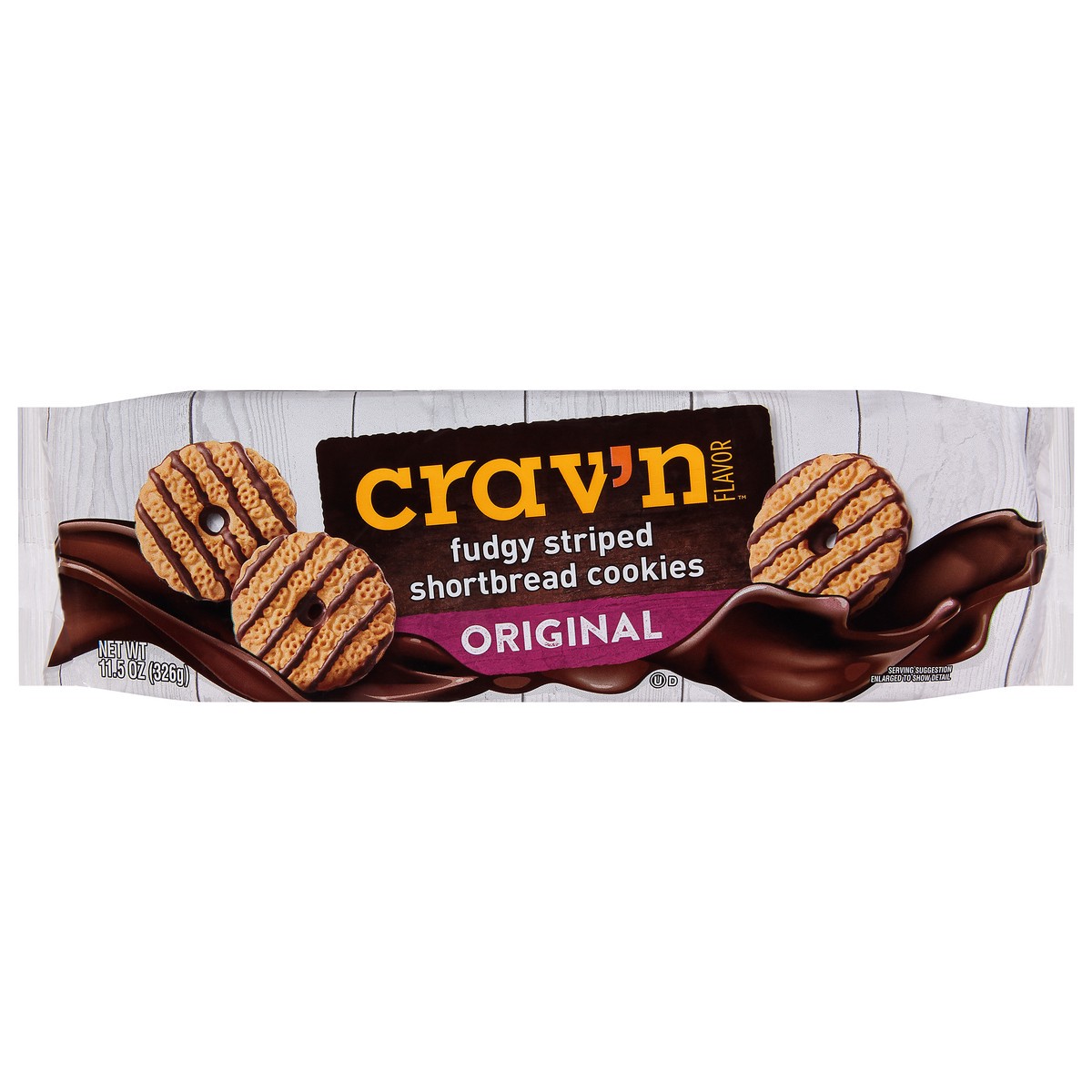 slide 17 of 17, Crav'n Flavor Fudgy Striped Shortbread Cookies - 11.5 oz, 11.5 oz
