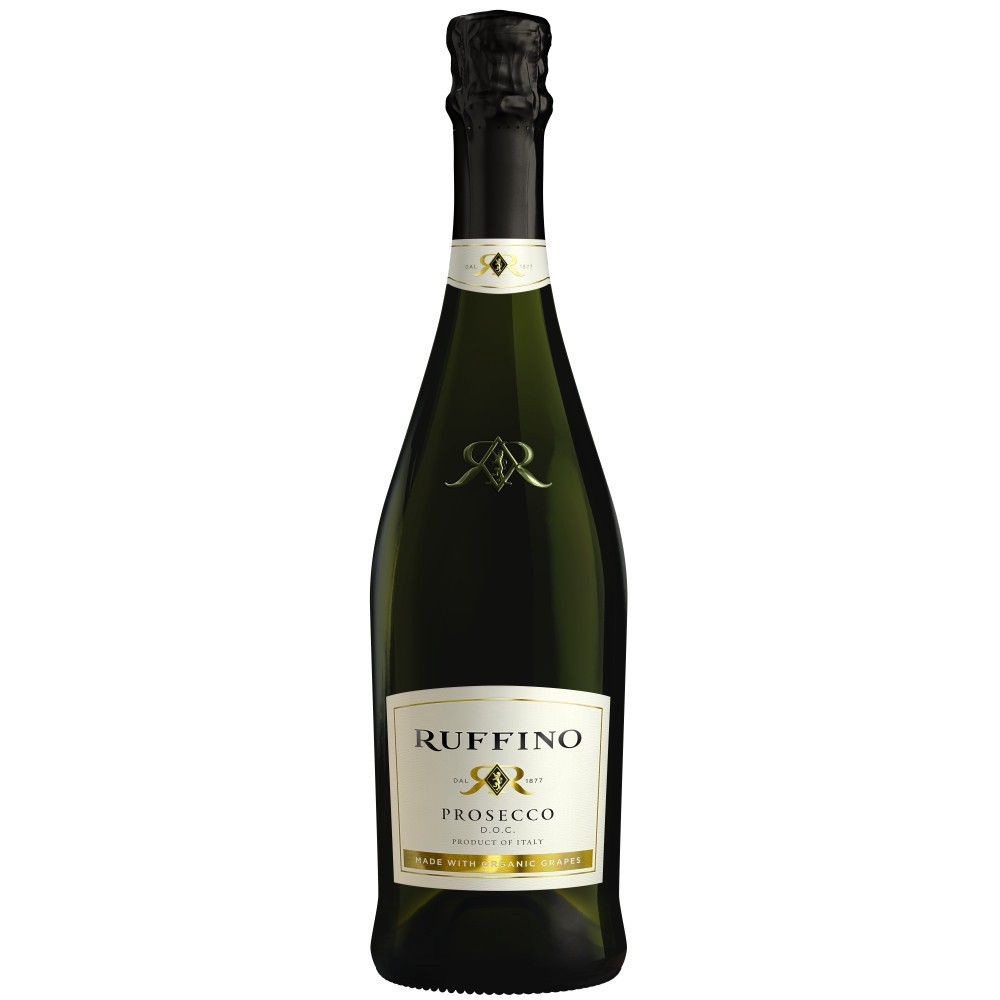 slide 1 of 6, Ruffino Prosecco DOC Sparkling Wine Made with Organic Grapes, 750mL Bottle, 25.36 fl oz