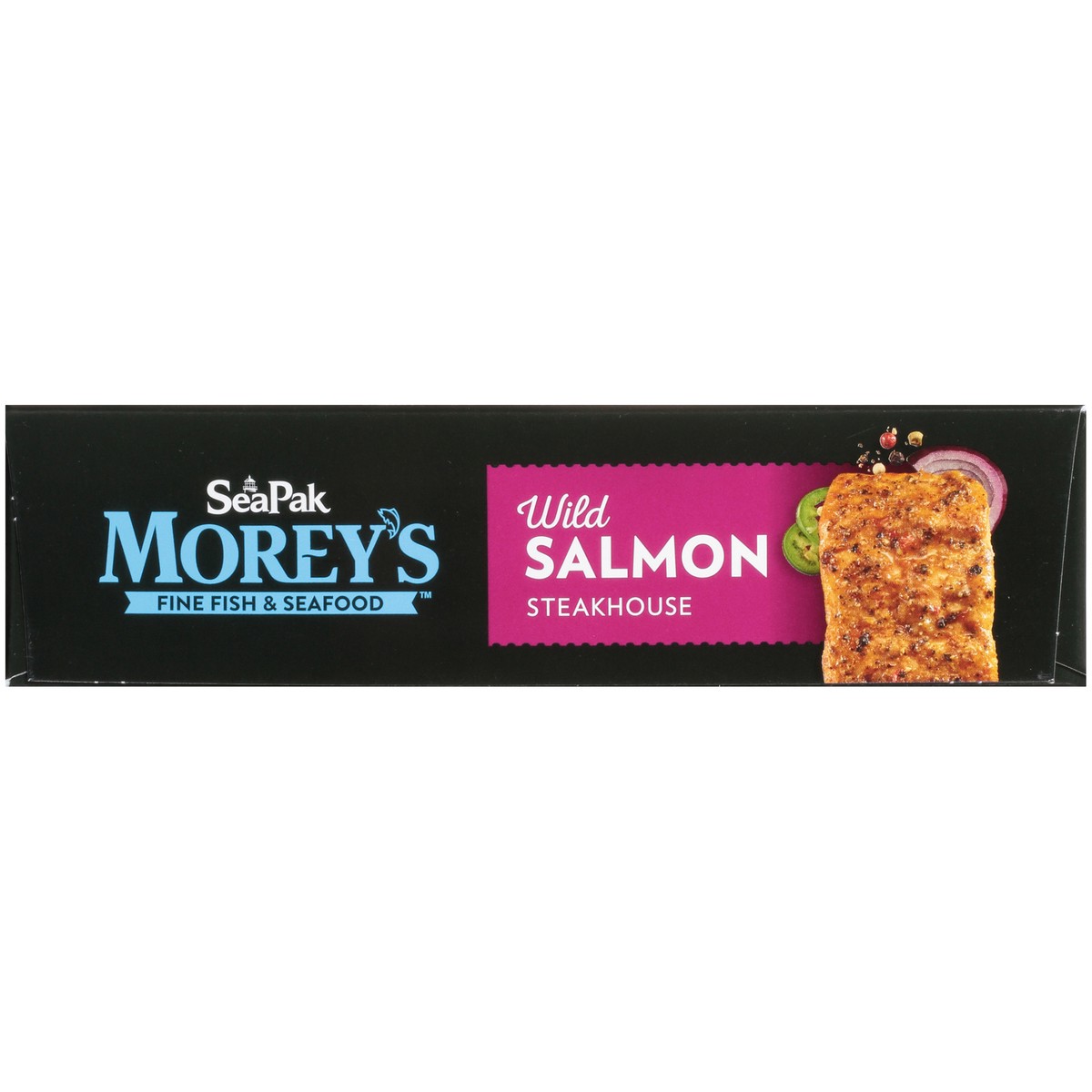 slide 8 of 14, SeaPak Morey's Fine Fish & Seafood Steakhouse Wild Salmon Fillets 4 ct Box, 20 oz