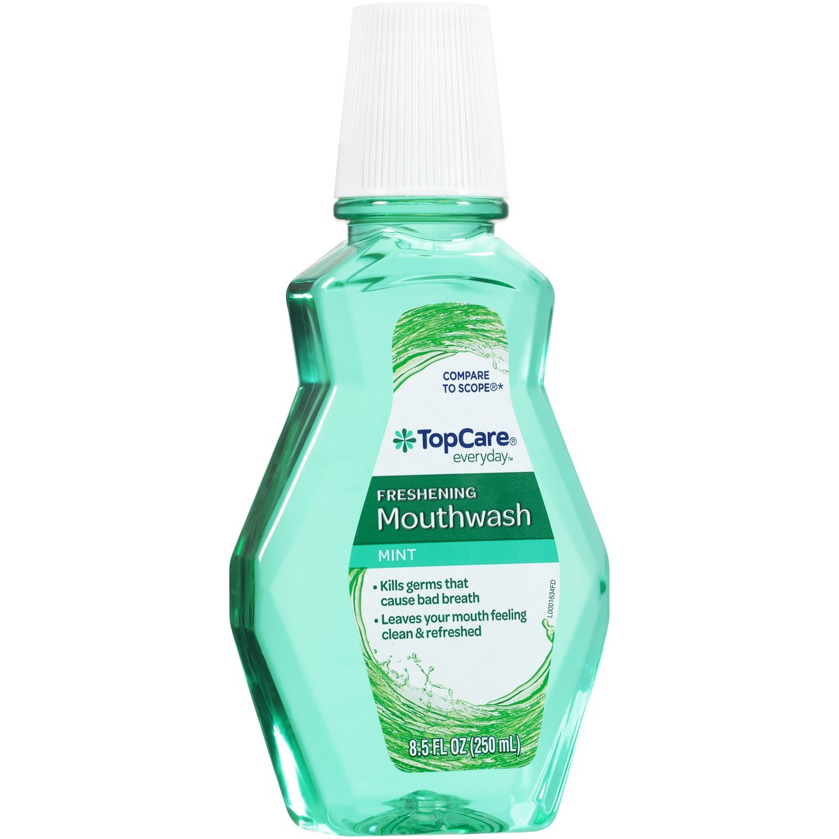 slide 2 of 9, TopCare Freshening Mouthwash, Mint, 8.5 fl oz