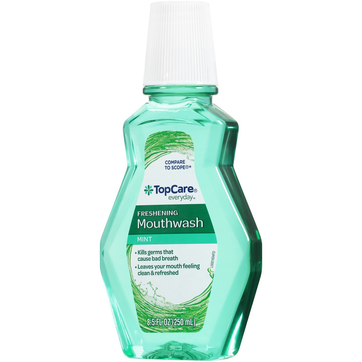 slide 5 of 9, TopCare Freshening Mouthwash, Mint, 8.5 fl oz