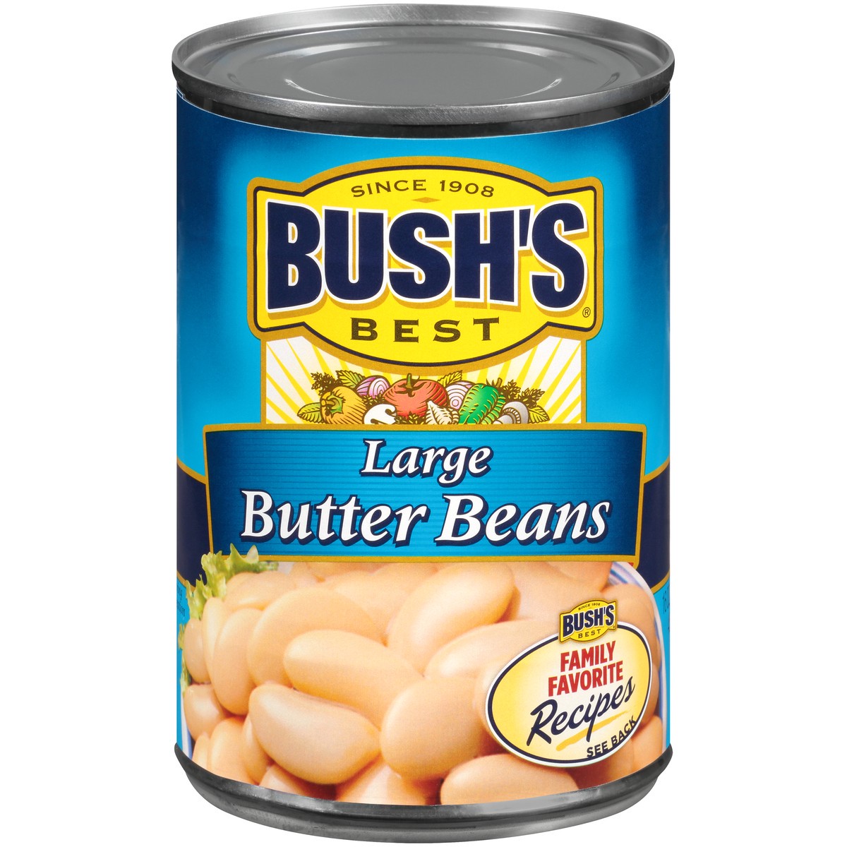 slide 8 of 12, Bush's Best Bush's Large Butter Beans 16 oz, 16 oz