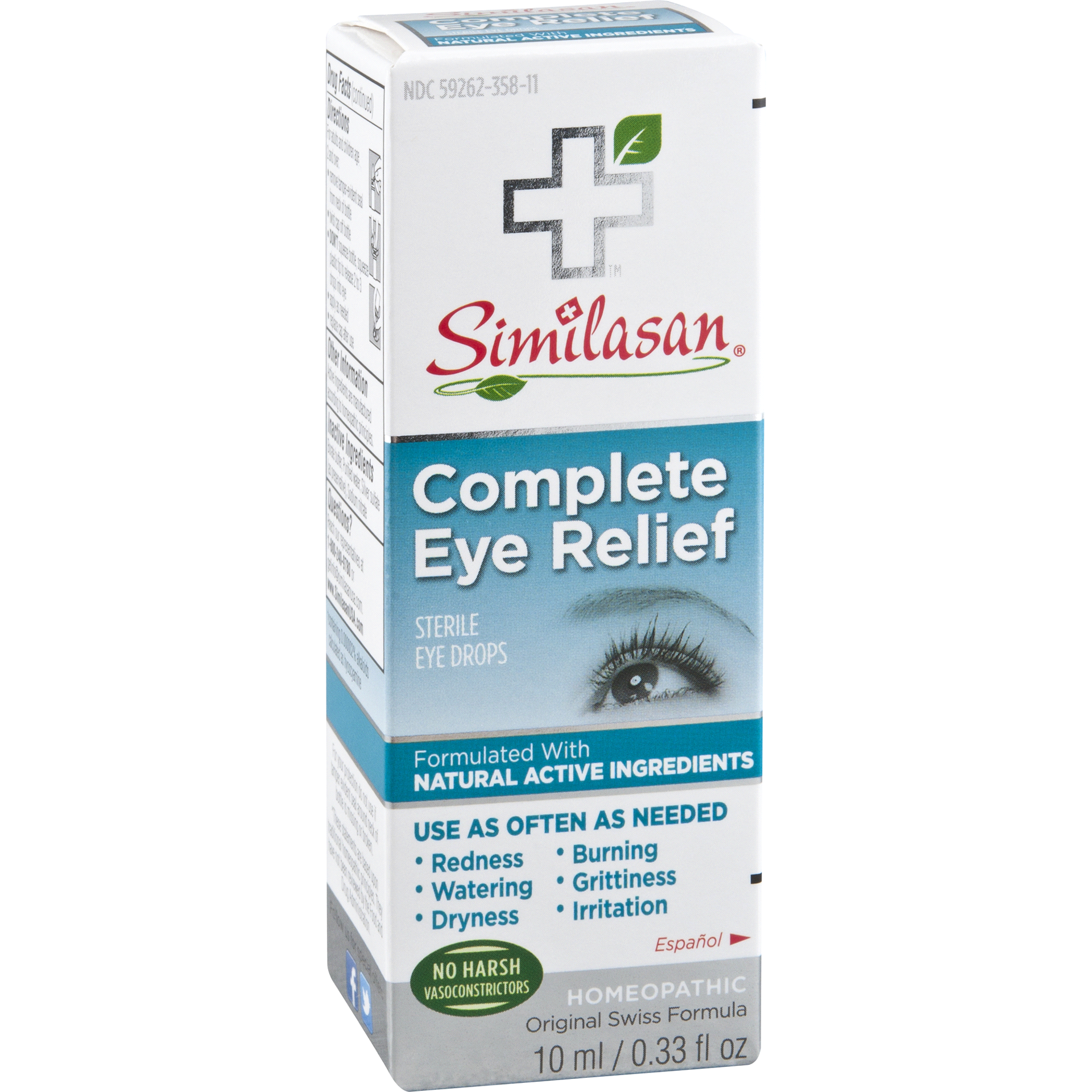 slide 4 of 28, Similasan Complete Eye Relief Drops, 0.33 fl oz