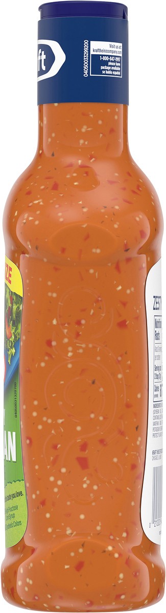 slide 2 of 14, Kraft Zesty Italian Dressing Family Size, 24 fl oz Bottle, 24 fl oz