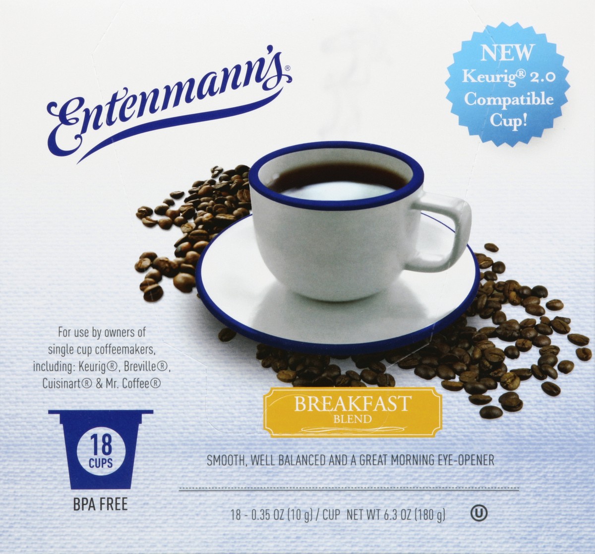 slide 4 of 4, Entenmann's Coffee - 18 ct, 18 ct