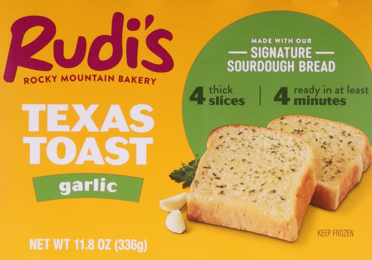 slide 13 of 17, Rudi's Organic Bakery Garlic Texas Toast, 11.8 oz