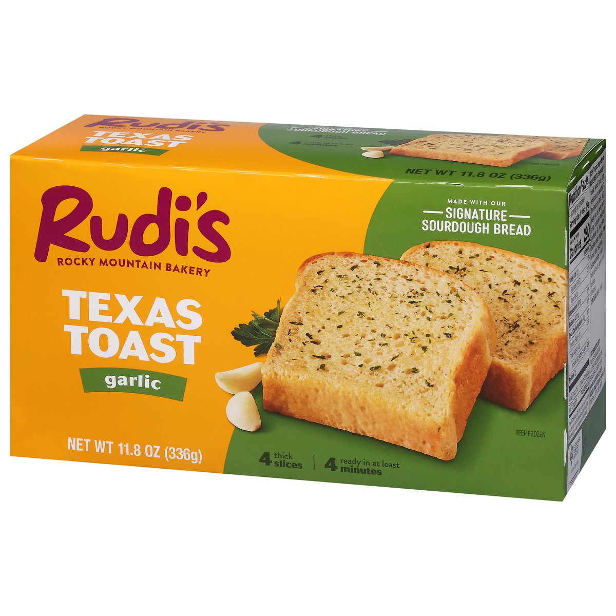 slide 16 of 17, Rudi's Organic Bakery Garlic Texas Toast, 11.8 oz