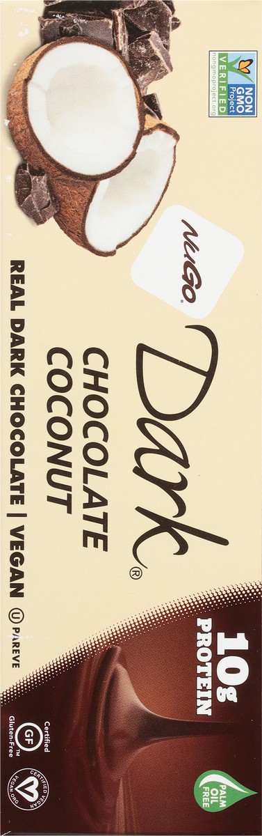 slide 3 of 11, NuGo Dark Chocolate Coconut Protein Bar 12 - 1.76 oz Bars, 12 ct