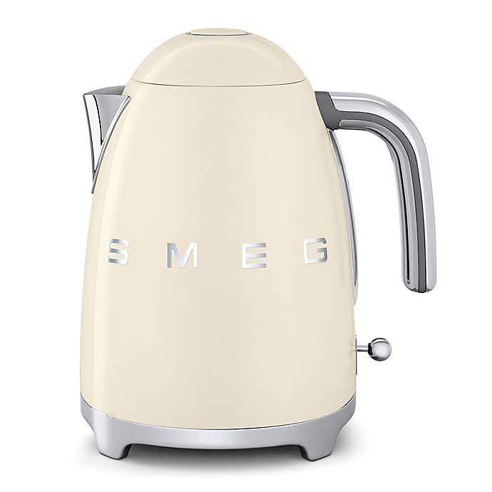 slide 1 of 1, SMEG 50's Retro Style 7-Cup Electric Kettle - Cream, 1 ct