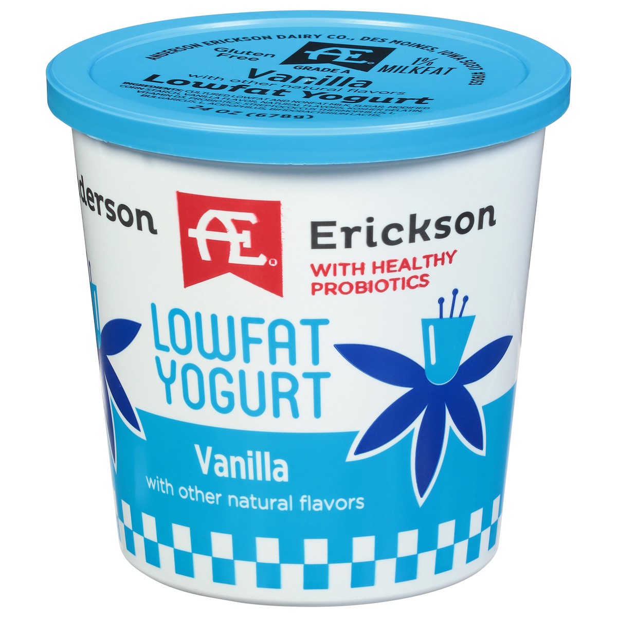 slide 6 of 11, Anderson Erickson Dairy Lowfat Vanilla Yogurt 24 oz, 24 oz