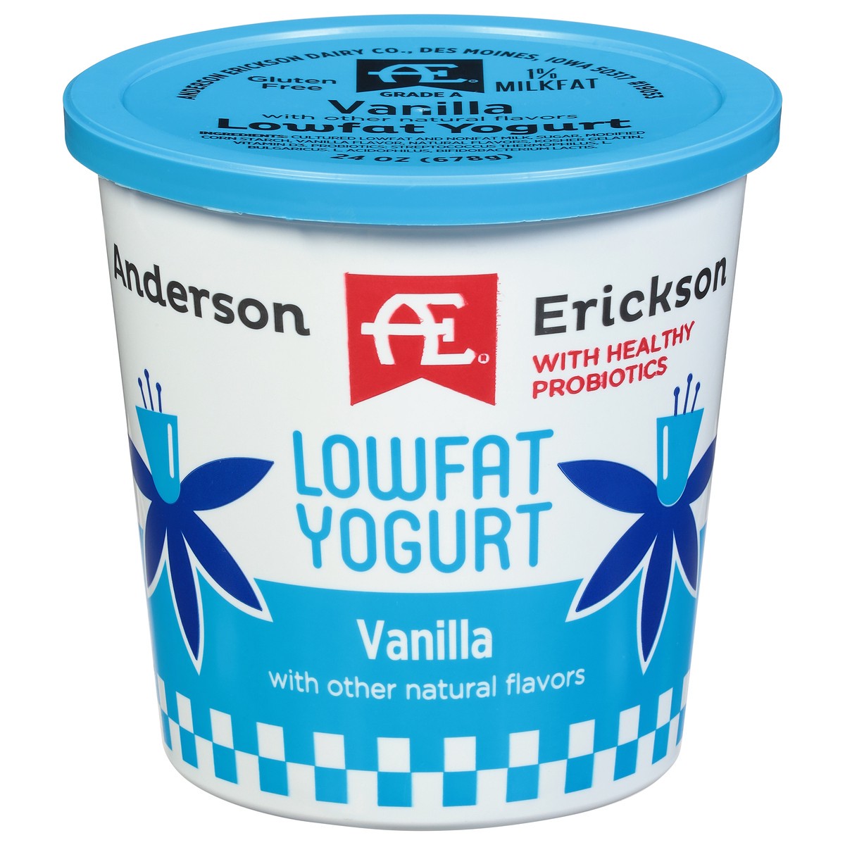 slide 4 of 11, Anderson Erickson Dairy Lowfat Vanilla Yogurt 24 oz, 24 oz
