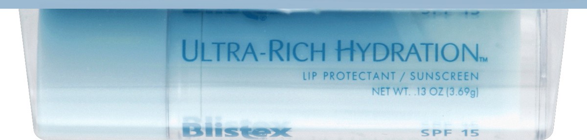 slide 2 of 6, Blistex Ultra-Rich Hydration Dual Layer Balm with SPF 15, 0.13 oz