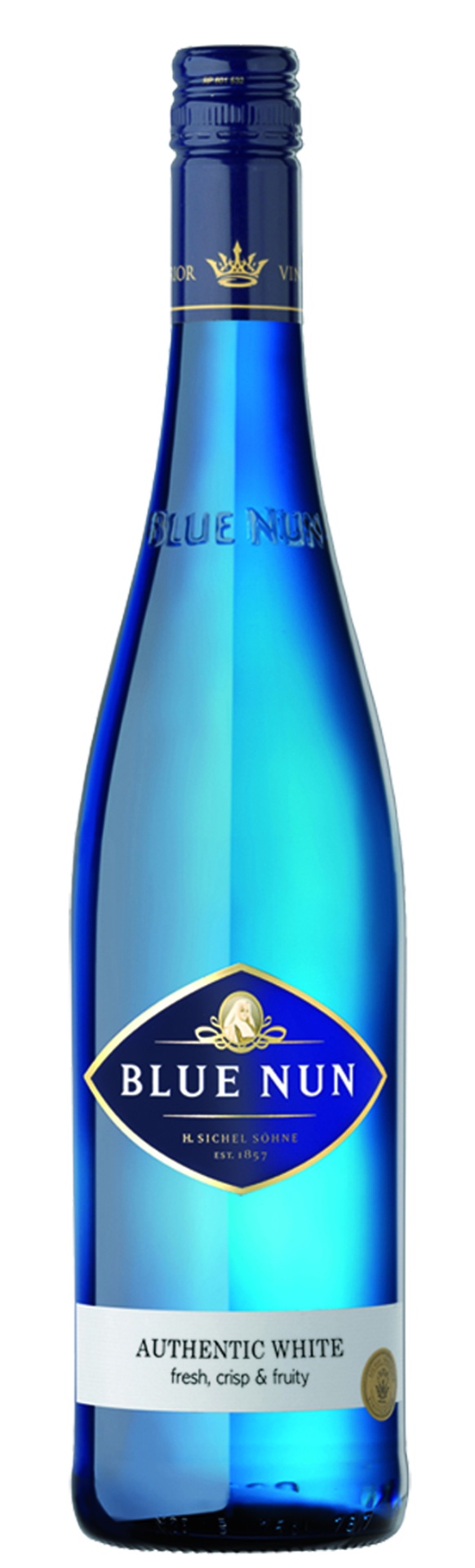 slide 1 of 1, Blue Nun Authentic White Rivaner, 750 ml
