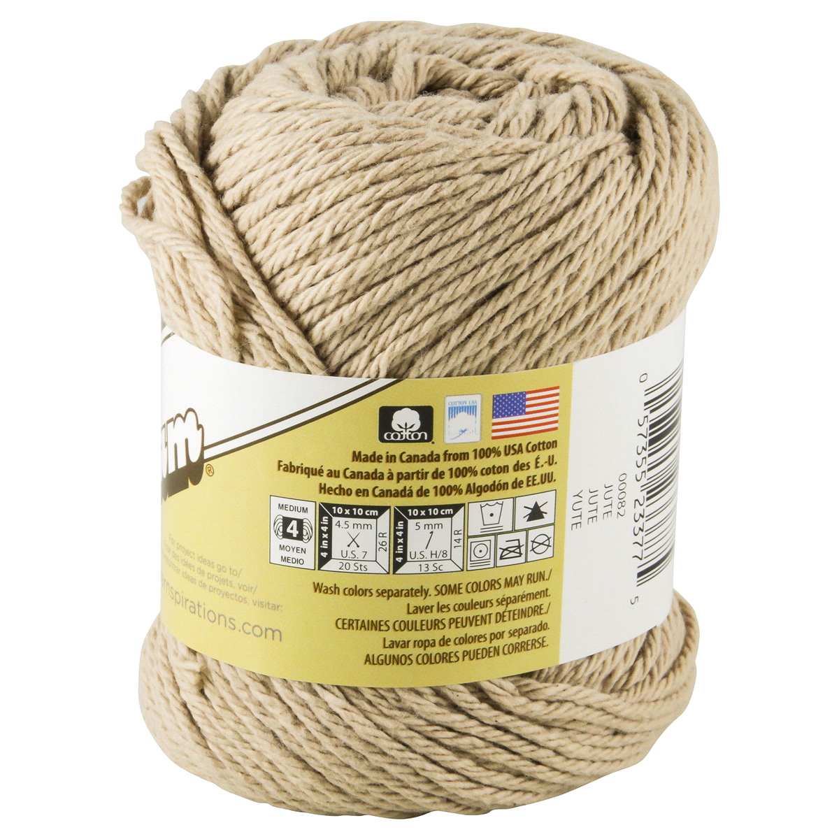 slide 2 of 3, Lily Sugar'N Cream Yarn - Jute, 1 ct