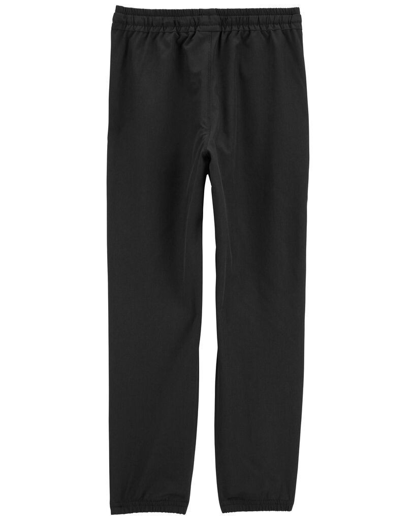 slide 3 of 3, Oshkosh Kid Drawstring Active Stretch Joggers Black 6, 1 ct