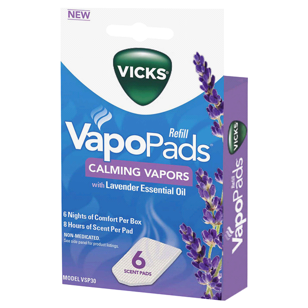 slide 1 of 2, Vicks Calming Lavender VapoPad, 6 ct