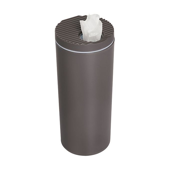 slide 1 of 4, iDesign(TM) iDesign Cupholder Wipes Dispenser - Charcoal, 1 ct