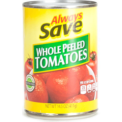 slide 1 of 1, Always Save Whole Peeled Tomatoes, 14.5 oz