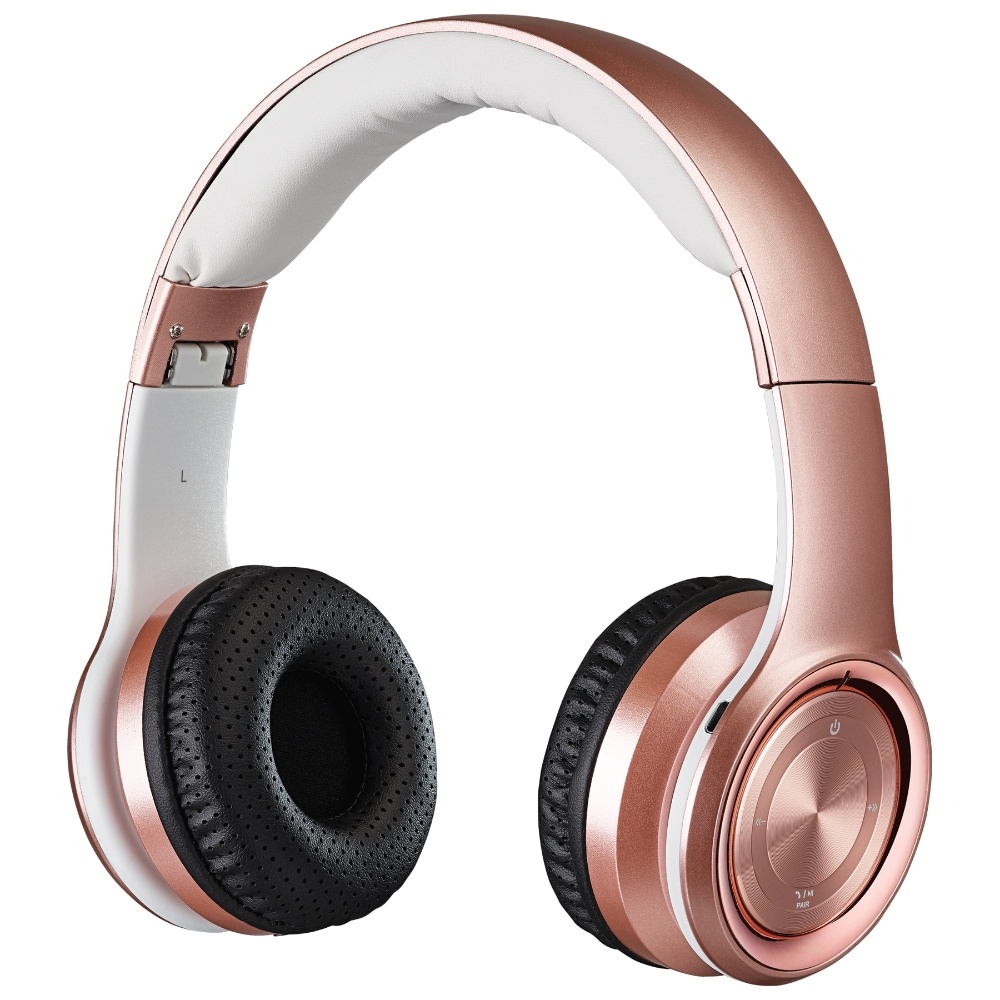 slide 1 of 1, Ilive Iahb239Rgd Bluetooth Headphones - Rose Gold/White, 1 ct