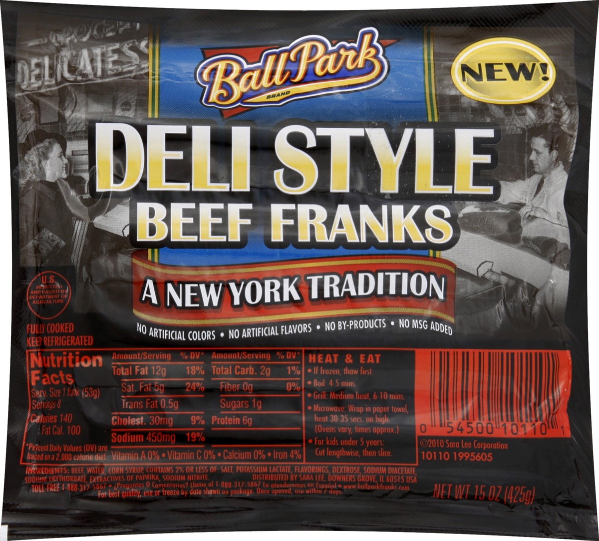 slide 5 of 5, Ball Park Hot Deli Beef, 14 oz