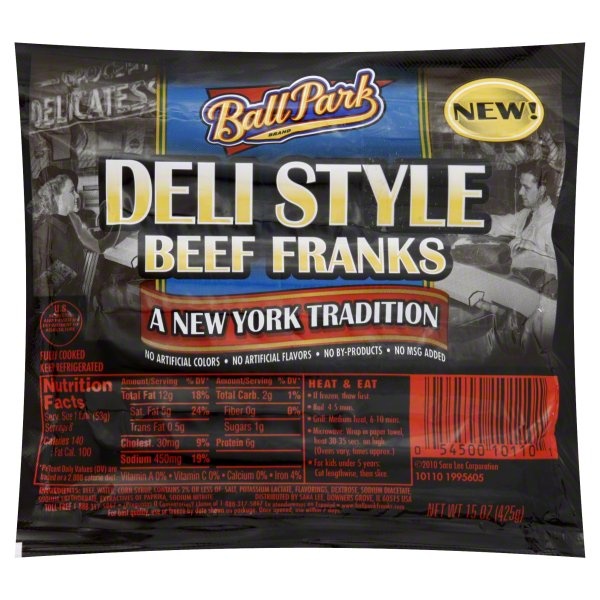 slide 1 of 5, Ball Park Hot Deli Beef, 14 oz