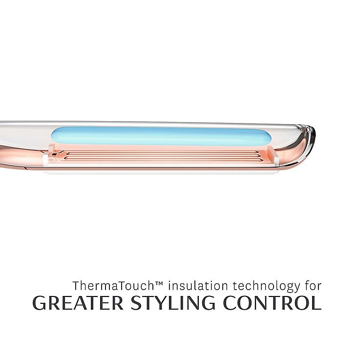 slide 2 of 12, T3 Lucea ID Smart Straightening and Styling Iron - White, 1 in
