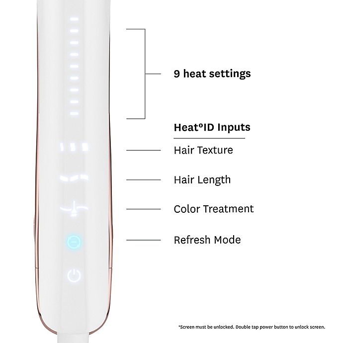 slide 4 of 12, T3 Lucea ID Smart Straightening and Styling Iron - White, 1 in